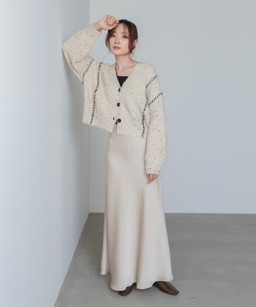 「Bab」 ロングスカート L ブラウン レディース_画像7