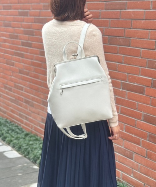 Tomieco（トミエコ） デイバック リュック がま口 リュック バック
