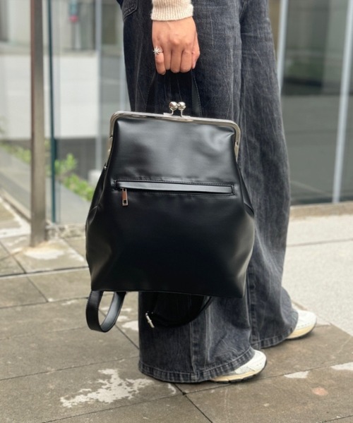 Tomieco（トミエコ） デイバック リュック がま口 リュック バック