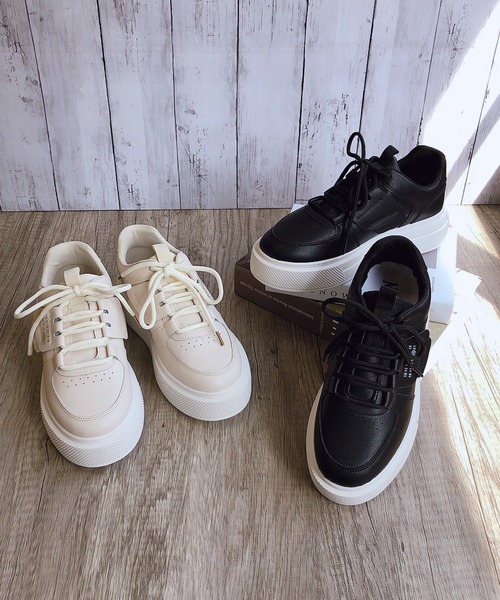 「Noubel Voug Relax」 ローカットスニーカー 37inch ブラック レディース_画像8