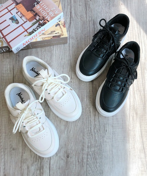 「Noubel Voug Relax」 ローカットスニーカー 37inch ブラック レディース_画像9