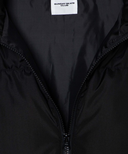 「WEGO」 「Sunday skate club」ベスト LARGE ブラック メンズ_画像4