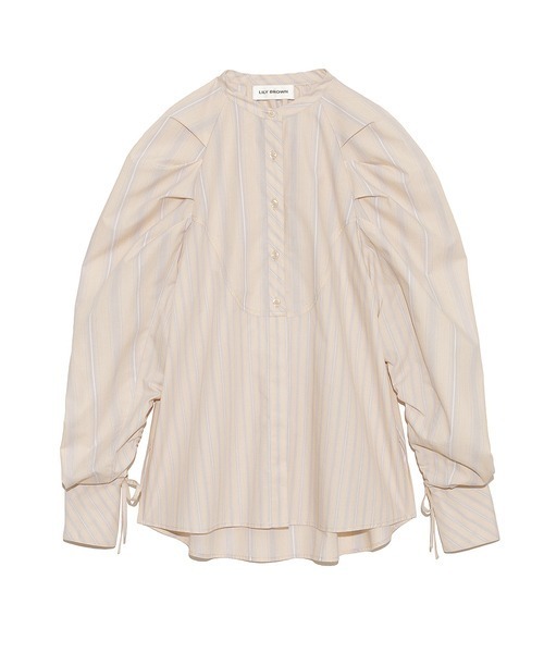 LILY BROWN（リリーブラウン） 長袖ブラウス FREE ベージュ レディース
