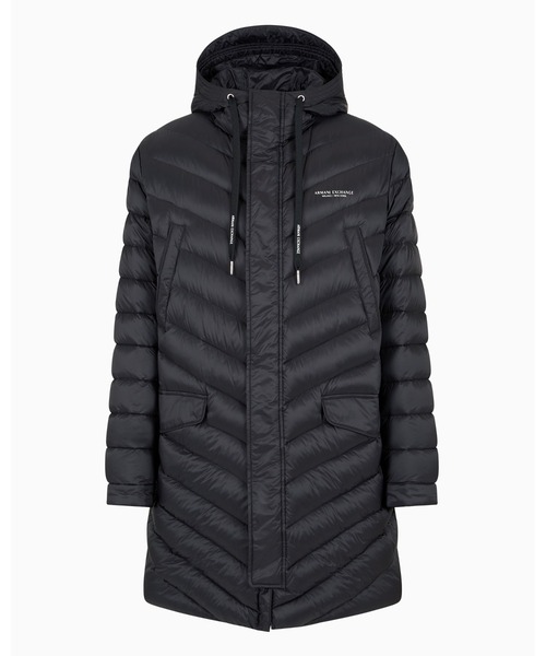 ARMANI EXCHANGE 「ARMANI EXCHANGE」 ダウンコート X-LARGE ブルー