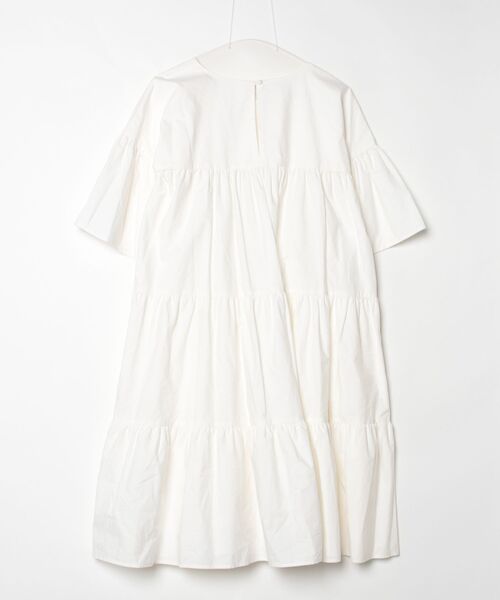 「merlette」 半袖ワンピース X-SMALL ホワイト レディースの画像