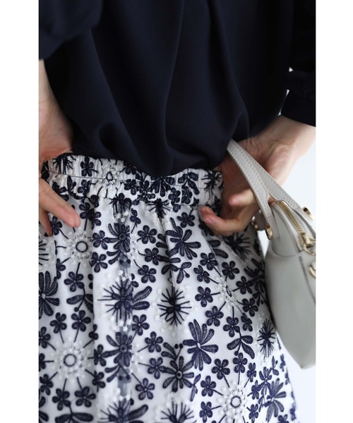 「CAWAII」 ロングスカート M ネイビー レディース_画像5