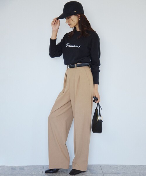 「23区」 長袖ニット 32 グレー レディース_画像2