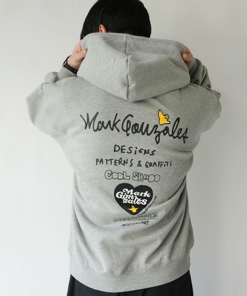 RiNc パーカー 「 MARK GONZALES 」 バック アートロゴ プルオーバー