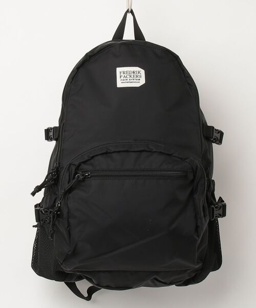 【FREDRIK PACKERS】 別注リュック　ブラック FREDRIK PACKERS（フレドリックパッカーズ） デイバック リュック