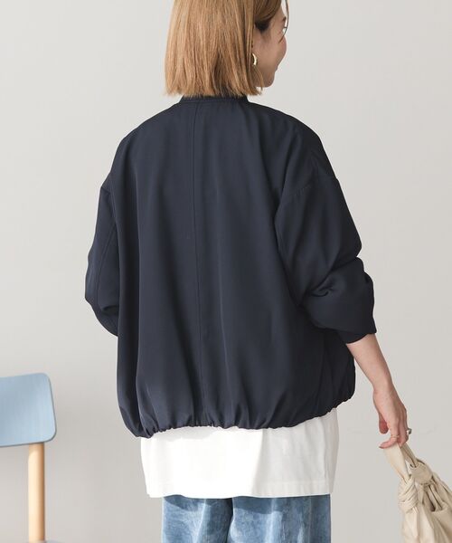 「AMERICAN HOLIC」 ブルゾン L ネイビー レディース_画像5