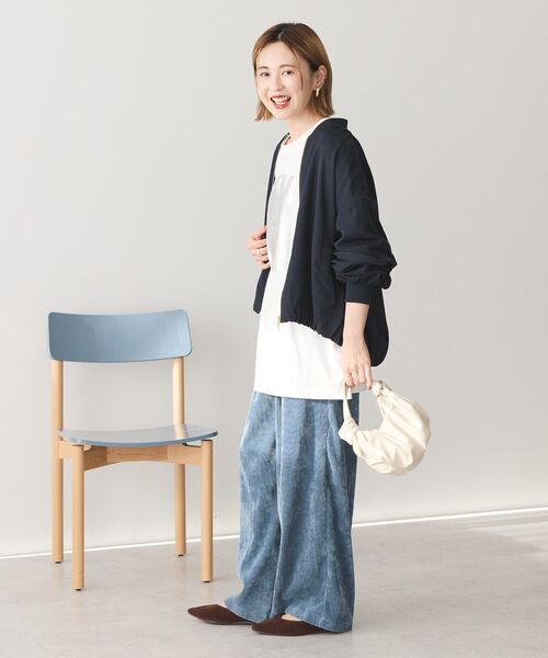 「AMERICAN HOLIC」 ブルゾン L ネイビー レディース_画像7