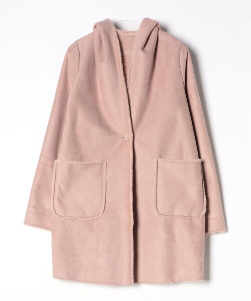 OLIVE des OLIVE（オリーブデオリーブ） コート M ピンク レディース