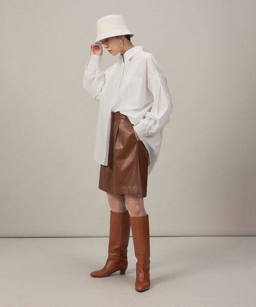 「NOLLEY'S Sophi」 ハーフパンツ 38 ブラウン レディース_画像3