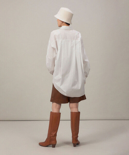 「NOLLEY'S Sophi」 ハーフパンツ 38 ブラウン レディース_画像4