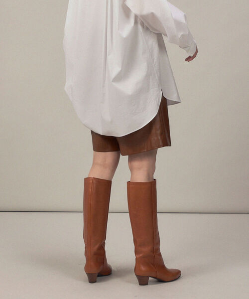 「NOLLEY'S Sophi」 ハーフパンツ 38 ブラウン レディース_画像6