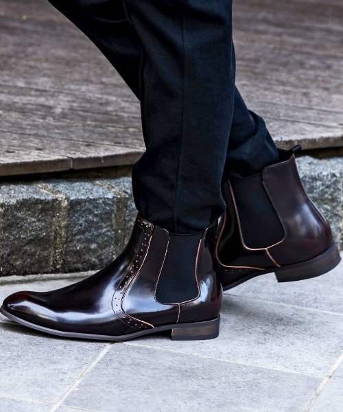 「AKM Contemporary」 ブーツ 26 ダークブラウン メンズ_画像7