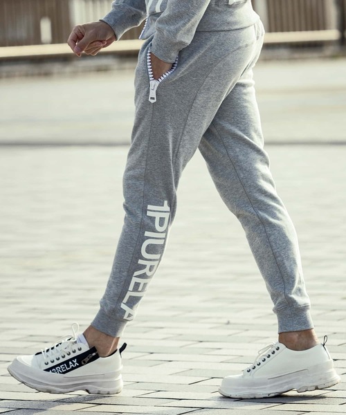 1PIU1UGUALE3 RELAX スウェットパンツ L グレー メンズ : ZOZOTOWN