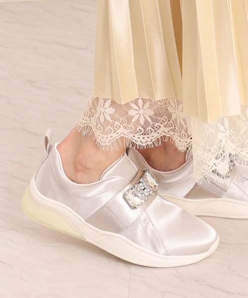 「+diana」 シューズ 23.5cm シルバー レディース_画像3