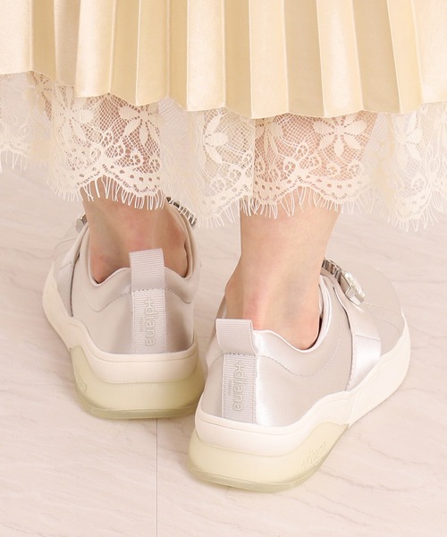「+diana」 シューズ 23.5cm シルバー レディース_画像4
