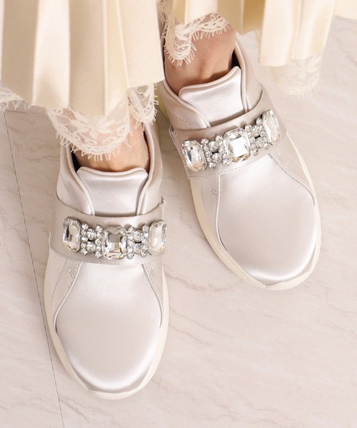 「+diana」 シューズ 23.5cm シルバー レディース_画像5