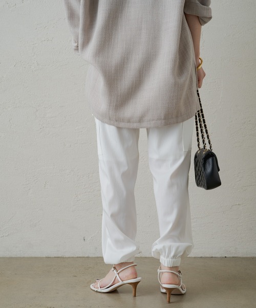 「LOUNGEDRESS」 カーゴパンツ MEDIUM カーキ レディース_画像3