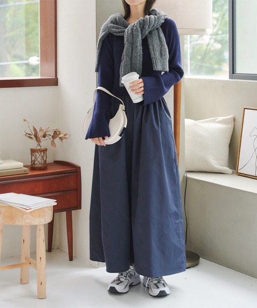 「KOBE LETTUCE」 ドッキングワンピース M ブラック レディース_画像9