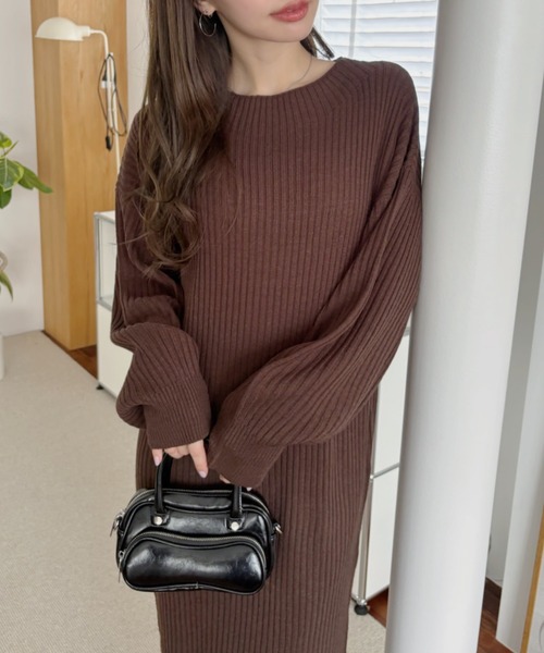 「Ada.」 ニットワンピース FREE アイボリー レディース_画像8