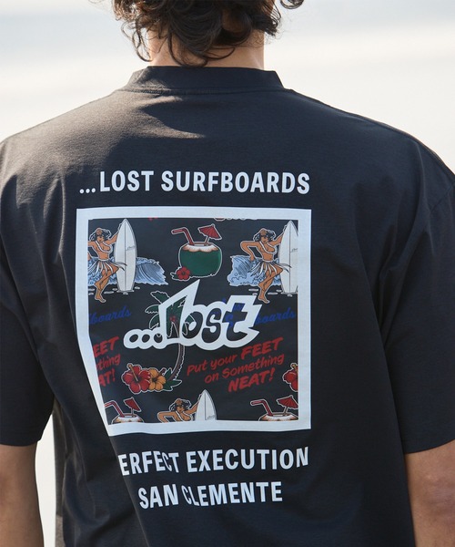 LOST（ロスト） tシャツ 水着 ラッシュガード 半袖 Tシャツ UVカット