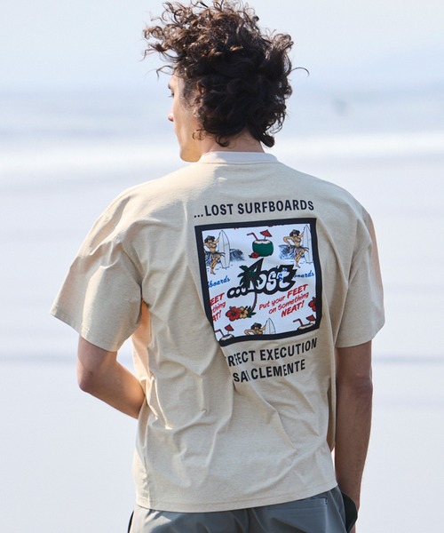 LOST（ロスト） tシャツ 速乾 水着 ラッシュガード 半袖 Tシャツ UV