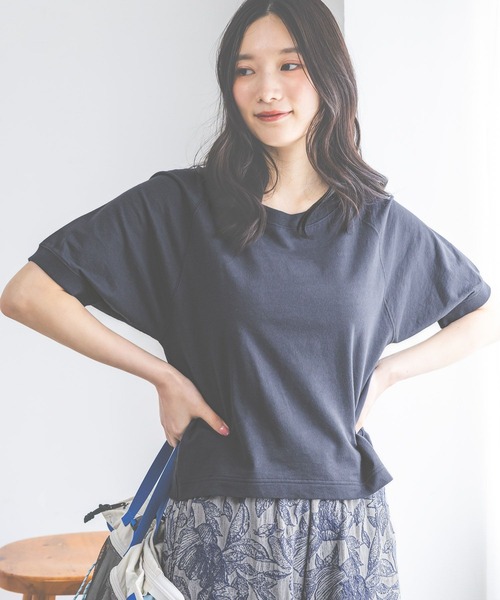 新品タグ付き ANNTIAN 裏毛プルオーバー niko and…（ニコアンド） tシャツ ラグランミニ裏毛プルオーバー