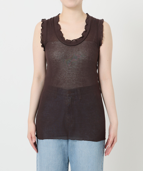 IENA LA BOUCLE（イエナラブークル） タンクトップ ノースリーブ