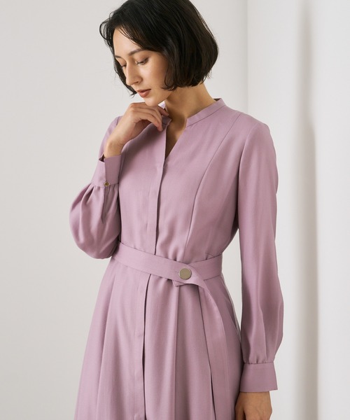 ANAYI ワンピース　アナイ　ピンク　38 ANAYI（アナイ） 長袖ワンピース 38 ピンク レディース : ZOZOTOWN