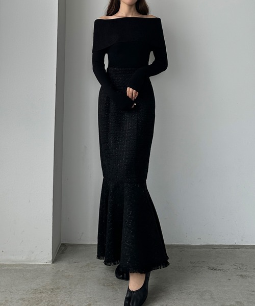 「Louere」 スカート X-LARGE ブラック系その他 レディース_画像3