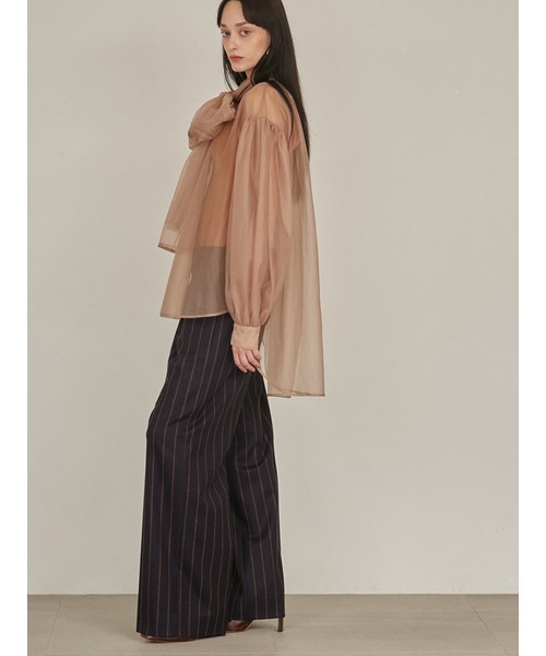 「styling/」 長袖ブラウス FREE ブラック レディース_画像5