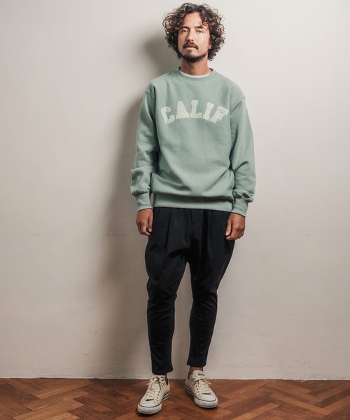 「CAMBIO」 サルエルパンツ M グレイッシュベージュ メンズの画像