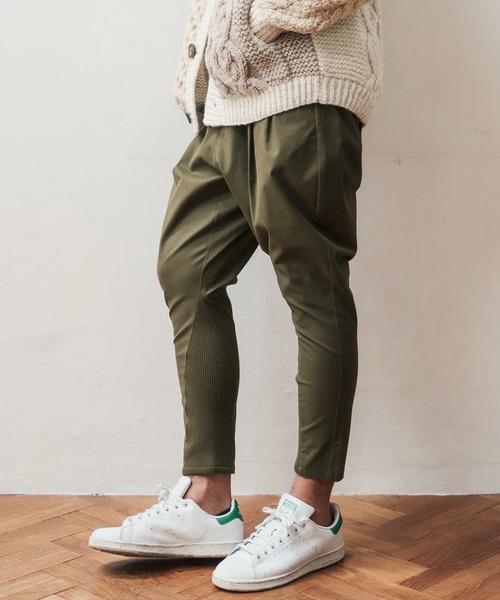 「CAMBIO」 サルエルパンツ M グレイッシュベージュ メンズの画像
