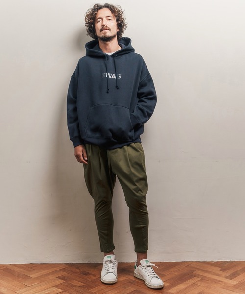 「CAMBIO」 サルエルパンツ M グレイッシュベージュ メンズの画像