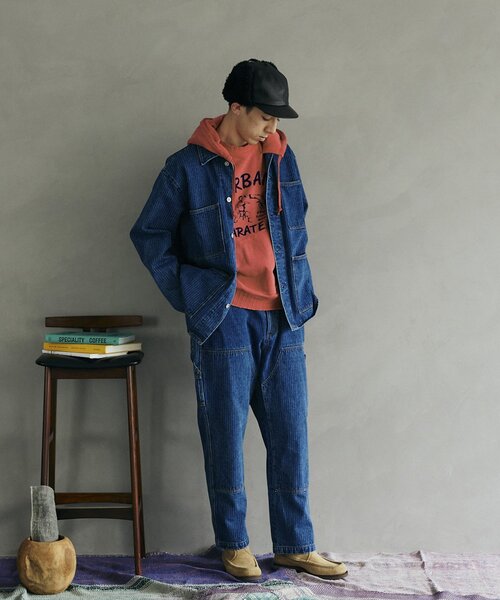 「JOURNAL STANDARD relume」 デニムパンツ LARGE ブルー系その他 メンズ_画像9