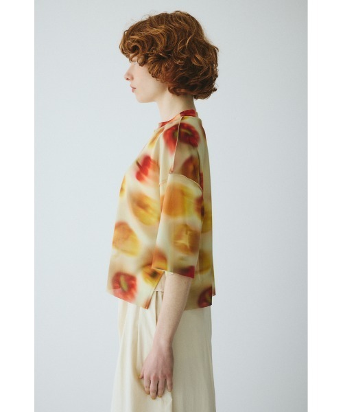 HeRIN.CYE tシャツ Paprika pattern tops パプリカパターントップス