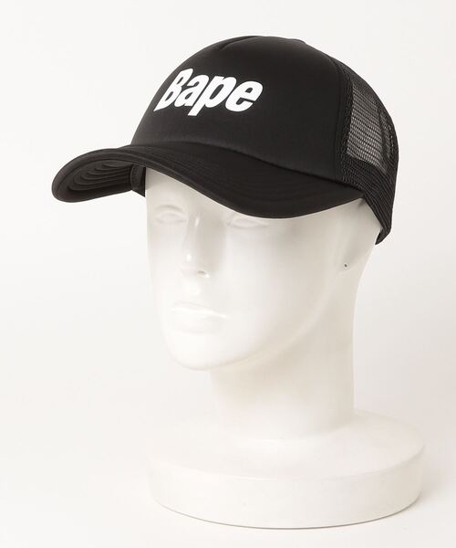 Bape A Bathing Ape キャップ メッシュキャップ A BATHING APE（アベイシングエイプ） メッシュキャップ FREE レッド