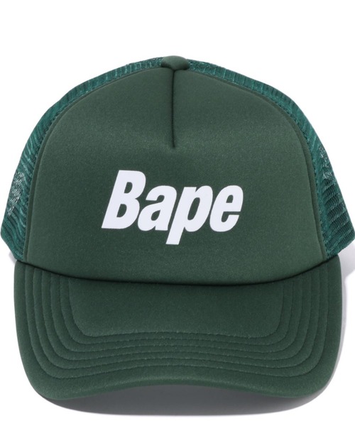 A BATHING APE（アベイシングエイプ） メッシュキャップ FREE レッド