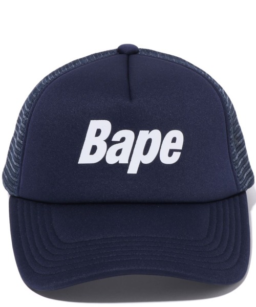A BATHING APE（アベイシングエイプ） メッシュキャップ FREE レッド