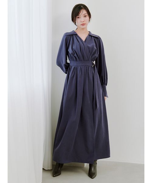 「SNIDEL」 シャツワンピース 1 アイボリー レディースの画像
