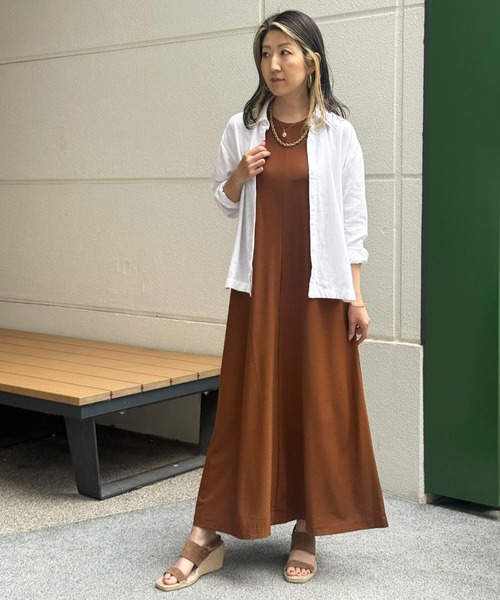「BANANA REPUBLIC FACTORY STORE」 長袖シャツ X-SMALL ベージュ レディース_画像2