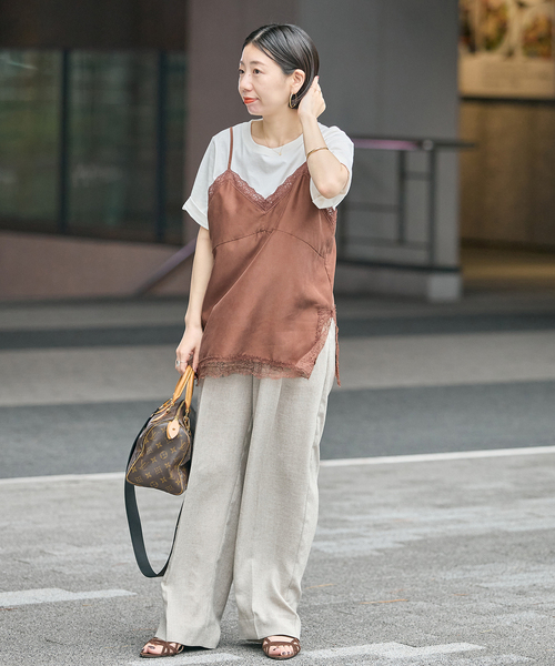 タグ付きJOURNAL STANDARDアイボリー レースキャミソール Fサイズ journal standard L'essage（ジャーナルスタンダード レサージュ