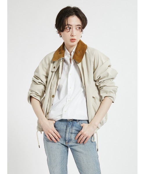 Barbour ベージュ カジュアルアウター Barbour（バブアー） ブルゾン アウター Sofie ノンワックス