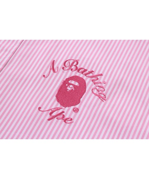 ブラウス シャツ COLLEGE STRIPE SHIRT レディースの画像