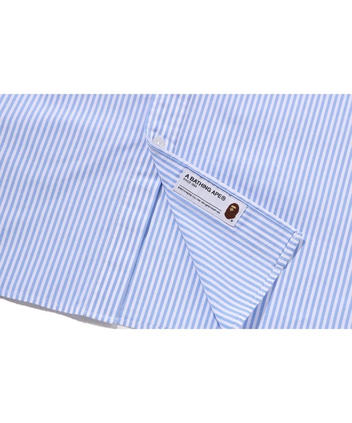 ブラウス シャツ COLLEGE STRIPE SHIRT レディースの画像