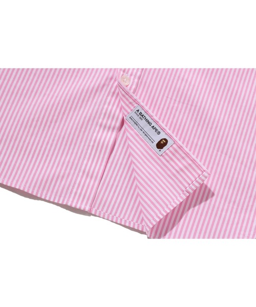 ブラウス シャツ COLLEGE STRIPE SHIRT レディースの画像