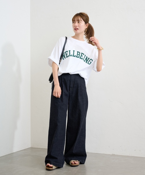 「FRAMeWORK」 デニムパンツ 40 ネイビー レディース_画像3